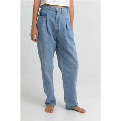 Vaquero loose pinzas upcycling