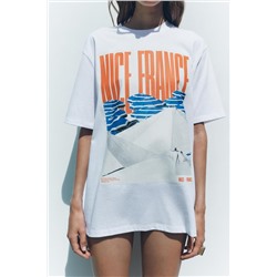 T-SHIRT WITH FRONT PRINT