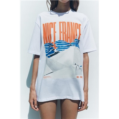 T-SHIRT WITH FRONT PRINT