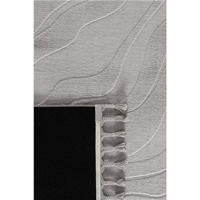 Pluie Rölyef Halı - Gri - 150x230 cm