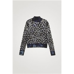 Jersey punto animal print
