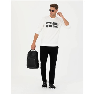 Siyah Slim Fit Eşofman Altı