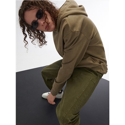 Hoodie mit Wascheffekt