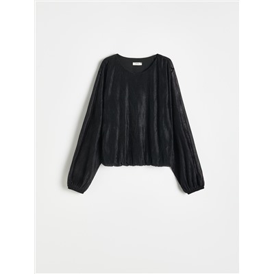 Glänzende Bluse