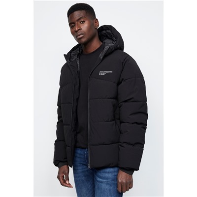 Anorak con capucha Negro