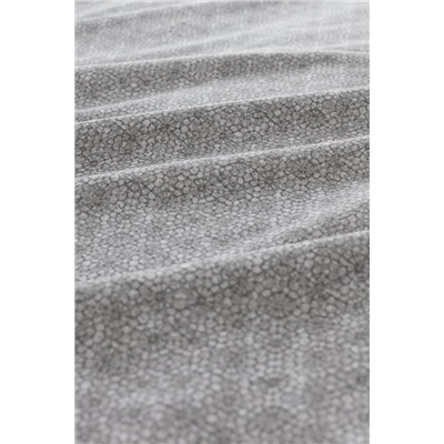 Lavem King Size %100 Pamuk Madame Coco Crep Baskılı Nevresim Takımı - Gri