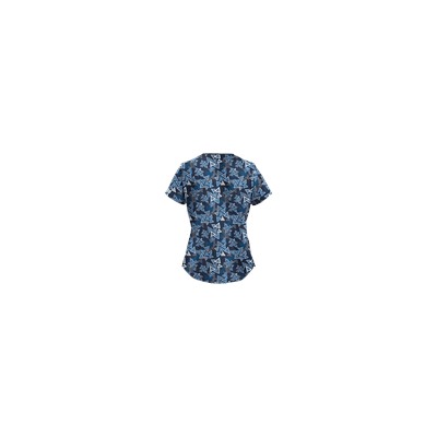 UA Right Angle Navy Scrub Top