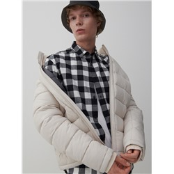 Рубашка классического кроя в клетку