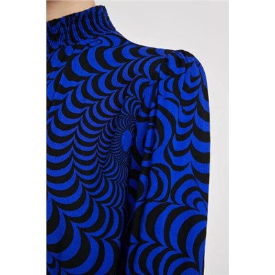 Vestido corto cinturón psicodelia