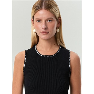 Трикотажный топ, B3179/galaxia