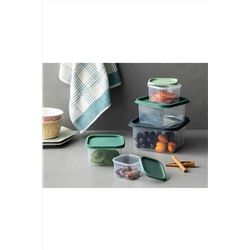 English Home Keep Me Plastik 5 Parça Saklama Kabı 16 Cm Yeşil 10038683