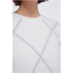 Jersey rombos lentejuelas