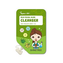 Гель для умывания оливковый от SHINETREE 8 мл / SHINETREE mild olive cleanser 8ml
