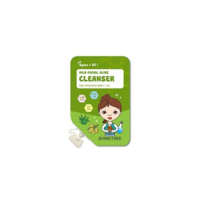 Гель для умывания оливковый от SHINETREE 8 мл / SHINETREE mild olive cleanser 8ml
