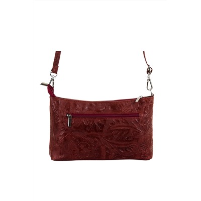 Bandolera de nobuk Rojo