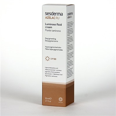 S*sd*rma Azelac Ru Fluido Luminoso SPF 50 50 ml REGALO Sensyses Lightening 200 ml