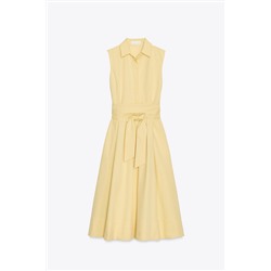 ZW COLLECTION BELTED SHIRT DRESS
