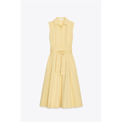 ZW COLLECTION BELTED SHIRT DRESS