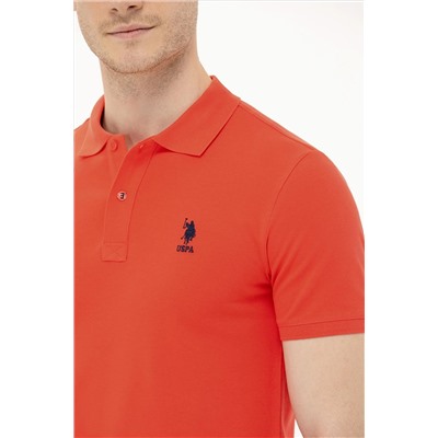 Erkek Kırmızı Basic Polo Yaka Tişört