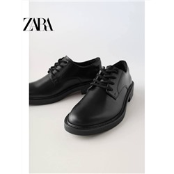 ZARA  😍 официальный сайт⚡️ школьные туфли для мальчика со  скидкой  46🛍    ✅Цвет: на фото     ✅Материал: pu
