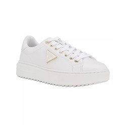 GUESS Women's Denesa Treaded Platform Lace-Up Sneakers