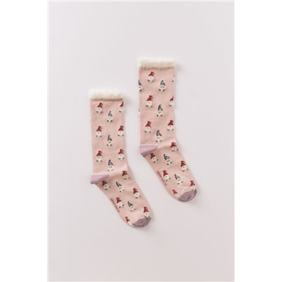 Calcetines largos print gnomos