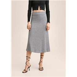 Falda punto trenzado -  Mujer | MANGO OUTLET Melilla