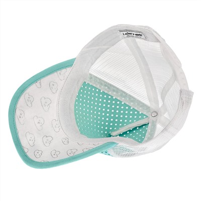 TRUCKER HATS FOR KIDS TURQUOISE