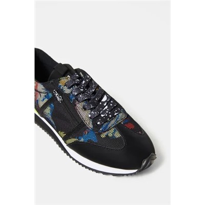 Sneaker retro runner print
