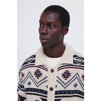 Cárdigan fantasí rombos