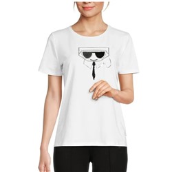 Karl Lagerfeld Paris Karl Sequin Graphic T-Shirt