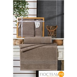 12193 Комп. Пол. PHILIPPVS махр. жакард в короб. (50x90/70х140) 2 шт.MERA коричневый