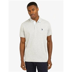 SOLID INTERLOCK POLO SHIRT WITH WOVEN TRIM