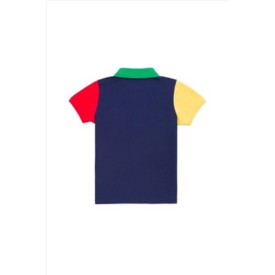 Erkek Çocuk Lacivert Polo Yaka Tişört