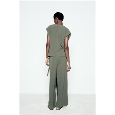 FLOWING WRAP TROUSERS