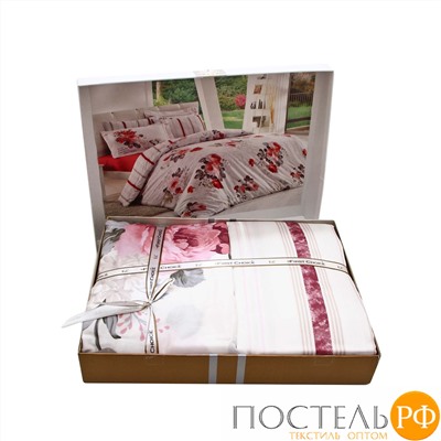 Постельное белье "Карвен" сатин семейный (Duru)