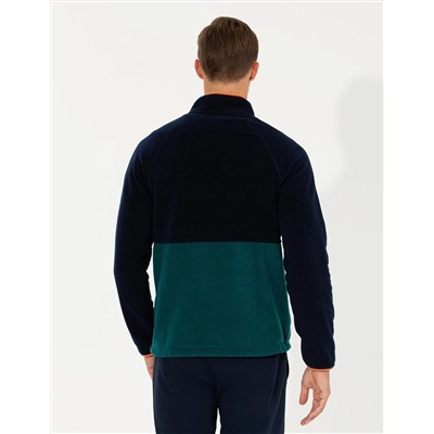 Lacivert Regular Fit Polar Sweatshirt