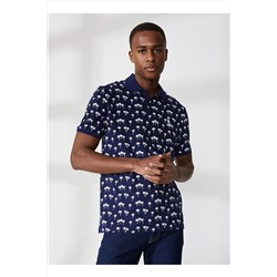 U.S. Polo Assn. Polo Yaka Lacivert Cepsiz Erkek T-shirt PAVI