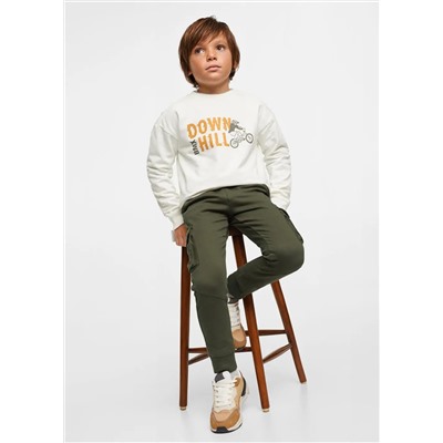 Pantalón jogger cargo -  Niño | MANGO OUTLET España