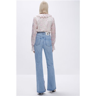 Blusa de flores Rosa claro