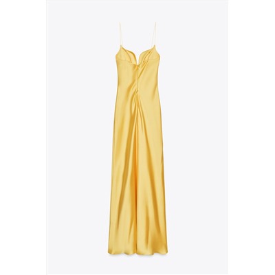LONG SATIN DRESS