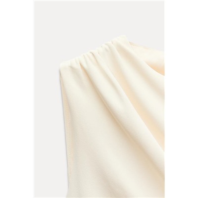 VESTIDO CORTO DRAPEADO