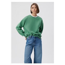 Mavi Bisiklet Yaka Yeşil Basic Sweatshirt 1610198-71842