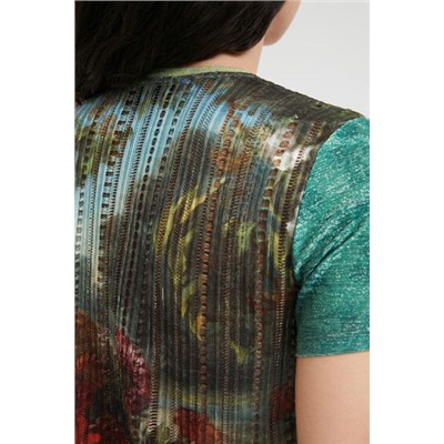 Camiseta retrato obra de arte