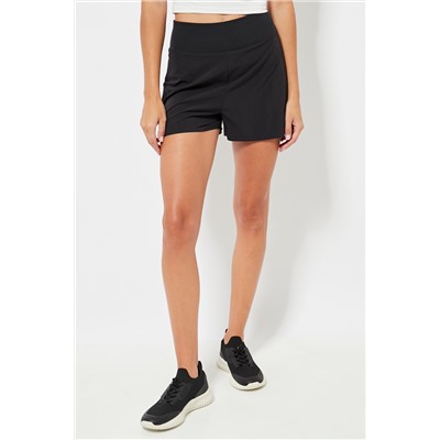 Short cintura alta - Negro