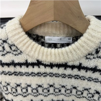 Детские пуловер с круглым вырезом, экспортный магазин   ZAR*A