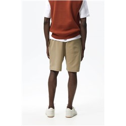 TEXTURED OTTOMAN BERMUDA SHORTS