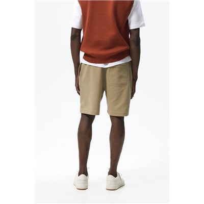 TEXTURED OTTOMAN BERMUDA SHORTS