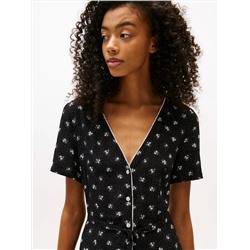 Tommy Jeans Floral Print Midi Dress
