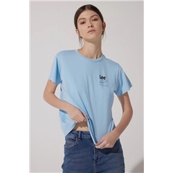 Lee Oversize Fit Rahat Kesim %100 Pamuk Bisiklet Yaka Tişört L43UEP